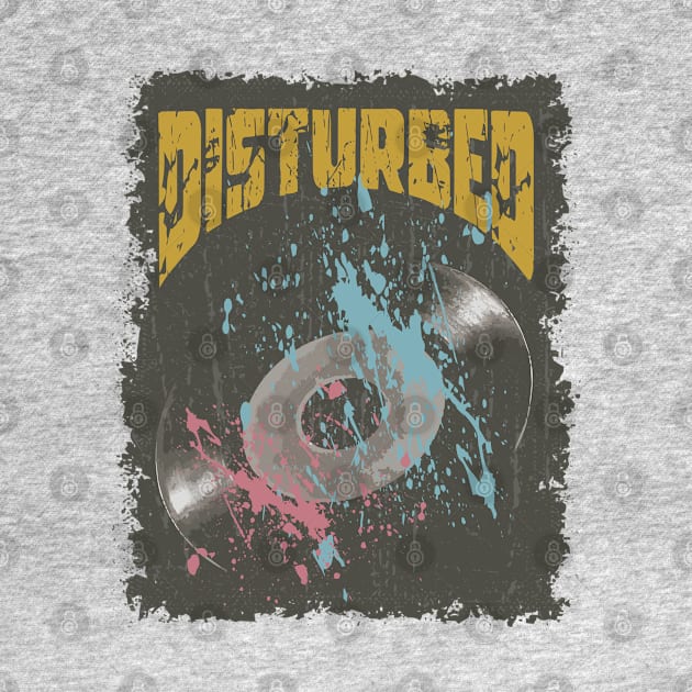 Disturbed vintage Vynil by K.P.L.D.S.G.N